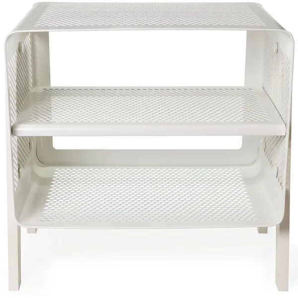 Floor Shoe Rack 50x35x50 cm White