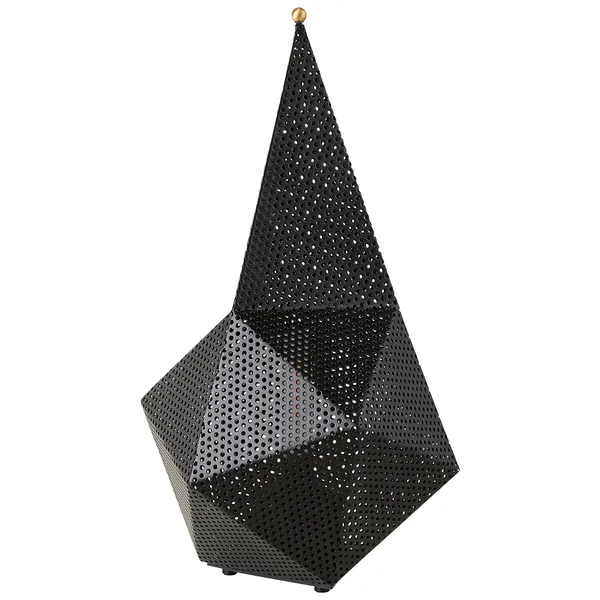 Bagdad Transportabel Lampe Sort