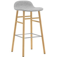 Form Barstol 75 cm Grå / Ek