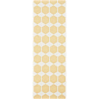 Anna Tæppe 70x300 cm Gult