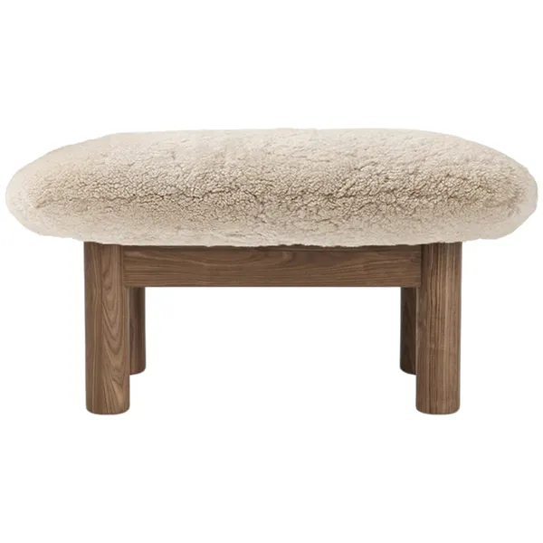 Brasilia Ottoman Valnød Sheepskin Nature