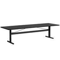 Passerelle Bord 95x300 cm Svartlackad Ek / Svart