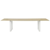 70/70 Bord 108x295 cm Massiv Eg / Hvidt