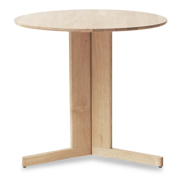 Trefoil Bord 75 cm Hvitoljet Eik