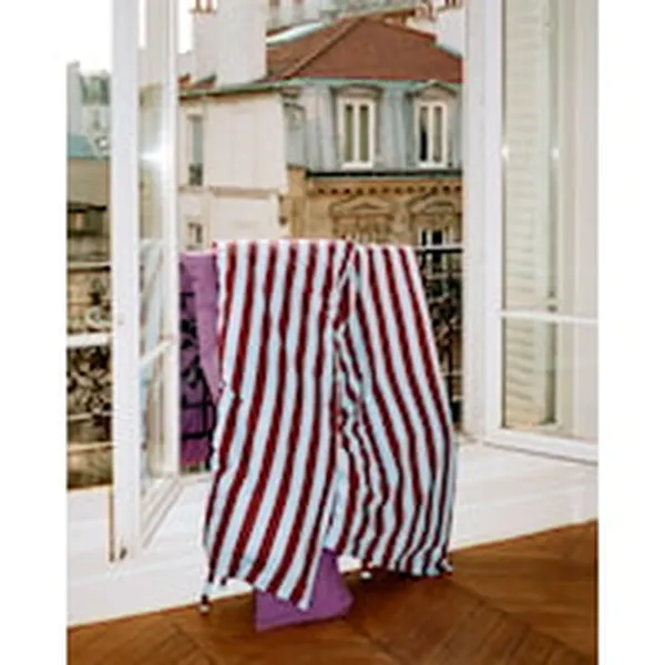 Été Påslakan Enkel 150x210 cm Bordeaux/Himmelsblå