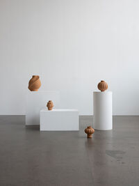 Pirout 01 Vase 25 cm Sanded Ocker