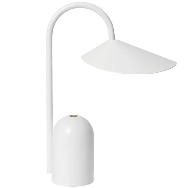 Arum Transportabel Lampe Hvid