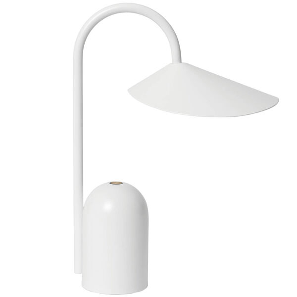 Arum Portabel Lampe Hvit