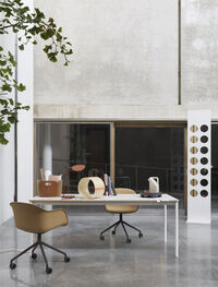 Base Bord 85x190 cm Laminat Hvit