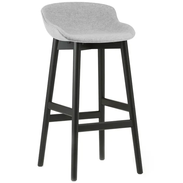 Hyg Barstol 75 cm Grå / Svart Ek