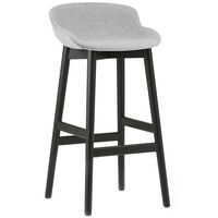Hyg Barstol 75 cm Grå / Svart Ek