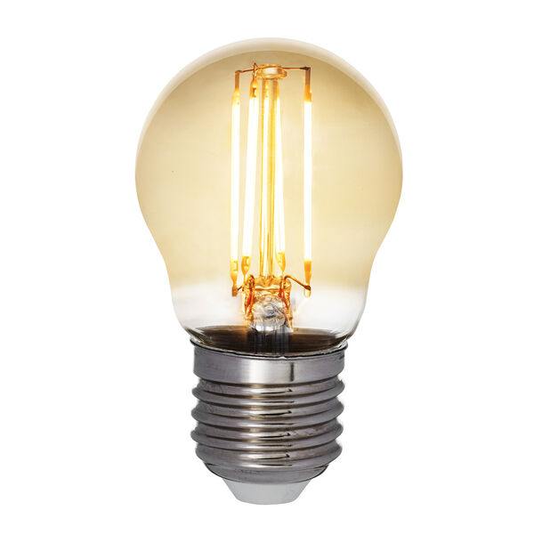 LED Filament Amber P45 45W E27 360lm dæmpbar