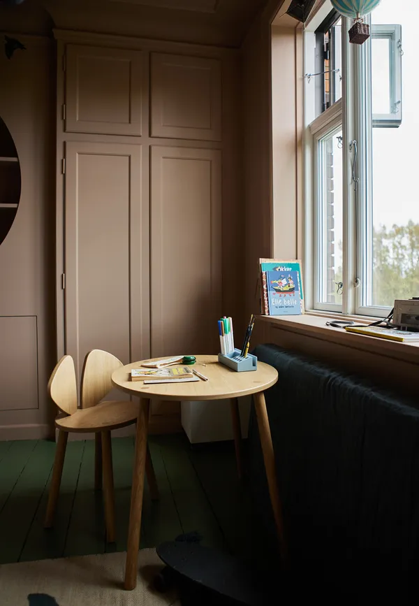 Mouse Sæt Børnestol + bord (6–10 år) Eg