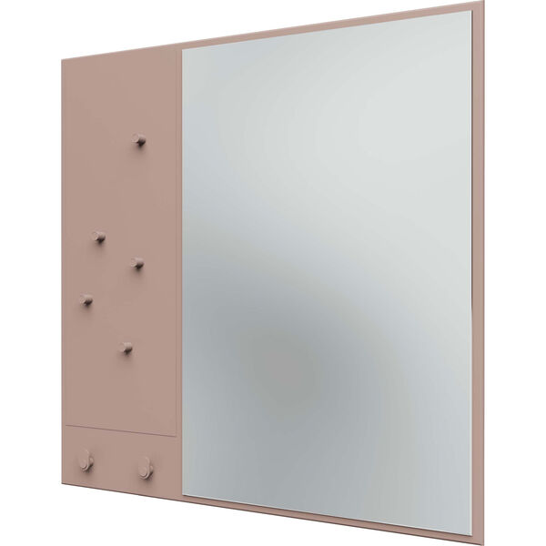 Memo Wall Mirror With Notice Board Mushroom