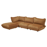 Sumo Hjørnesofa Fløyel Almond