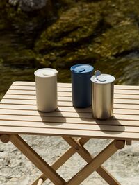 Outdoor Market Folding Table Small Natural