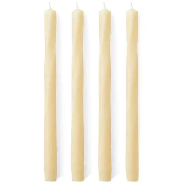 Twist Stearinlys 4-pak Ivory