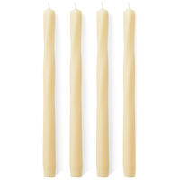 Twist Stearinlys 4-pak Ivory
