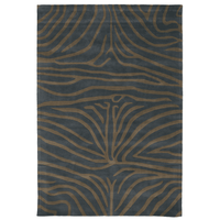 Zebra Ullmatta 200x300 cm Horizon Blue