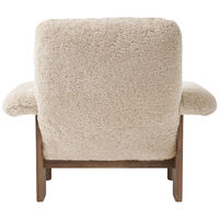Brasilia Fåtölj Walnut / Sheepskin Nature