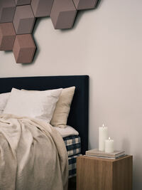 Led-Blockljus 10 cm Ivory