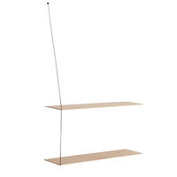 STEDGE Hylle 80cm White Pigmented Oak