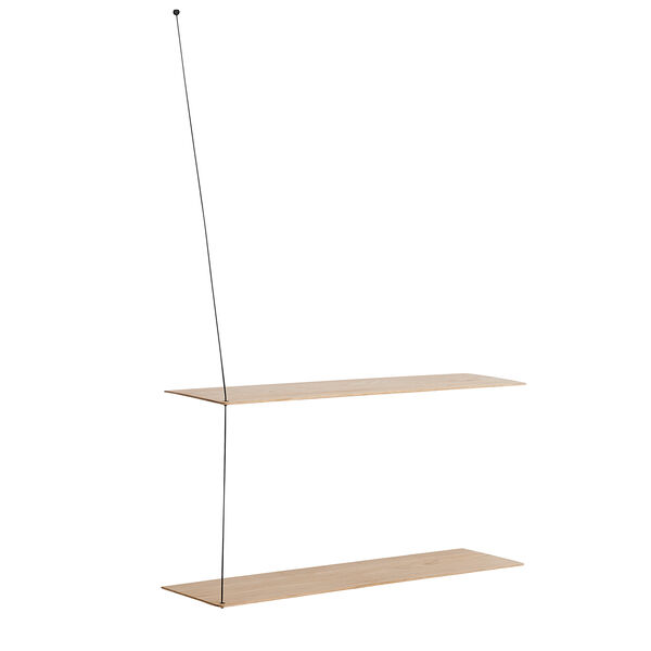 STEDGE Hylly 80cm Valkovärjätty Tammi