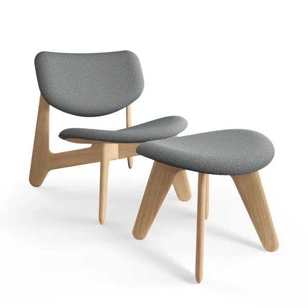 Slab Ottoman Naturlig / Hallingdal 130