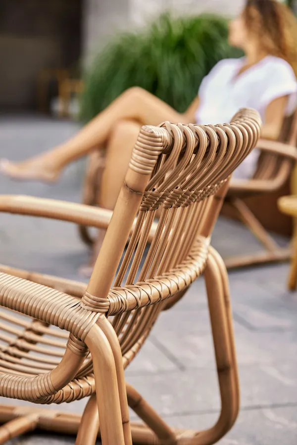 Curve Loungestol Naturlig