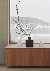 Cube Vase 13 cm Clear