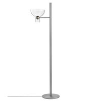 Nocturne Floor Lamp Bowl Silver