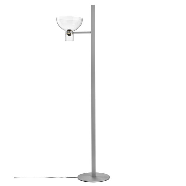 Nocturne Floor Lamp Bowl Silver