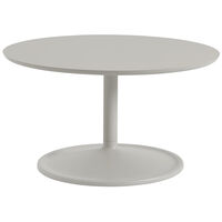 Soft Salongbord Ø75 cm Linoleum Grå