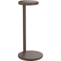 Oblique Qi Bordslampa Brun