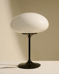 Stemlite Pöytävalaisin 42 cm Musta Kromi / Opal