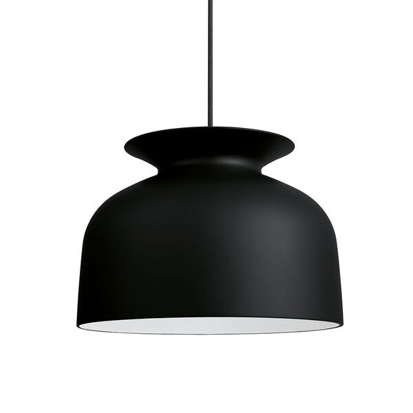Ronde Taklampe Ø40 cm Sort