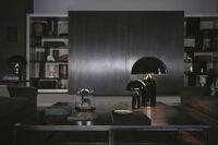 Atollo 238 Bordlampe 35 cm Sort