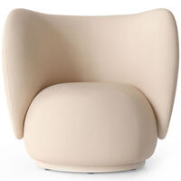 Rico Brushed Loungestol Offwhite