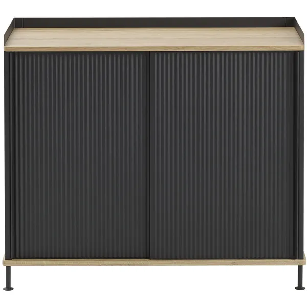 Enfold Skänk 45x100 cm Lackerad Ek / Antracit