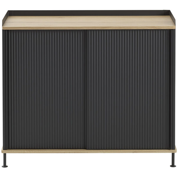 Enfold Skænk 45x100 cm Lakeret Eg / Antracitgrå