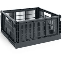 Colour Crate Large Square Oppbevaring Charcoal