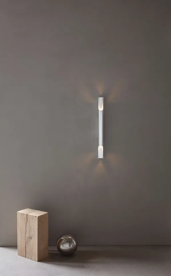 PAN 50 Væglampe Aluminium