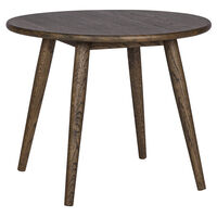 Symphony 08 Sofabord Ø120 cm Mørkolieret Egetræ