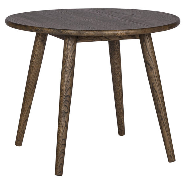 Symphony 02 Sofabord Ø63 cm Mørkolieret Egetræ