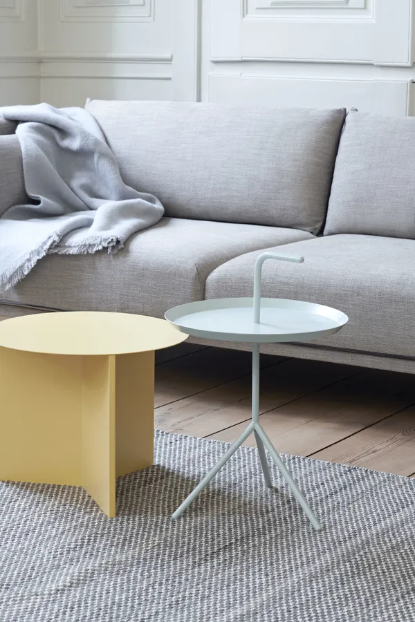 Slit Round Table Light Yellow