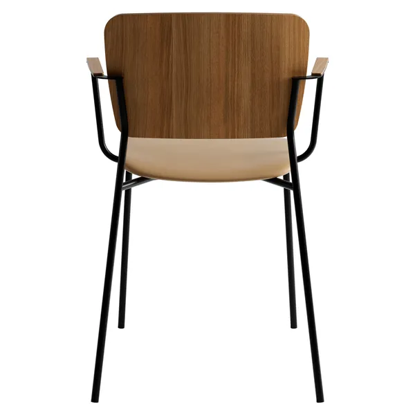 Mono Black Base/armrests/Oak/Elmosoft 43054