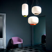 Chouchin Reverse 1 Pendel Vit / Guld LED