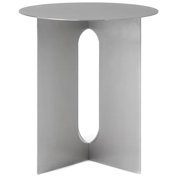 Androgyne Sidebord Ø40 cm Rustfrit Stål