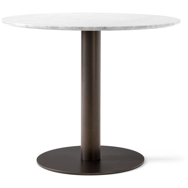 In Between SK11 Bord 90cm Hvidt Marmor / Bronzeret
