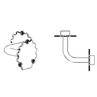 Rate Reservdel 90-Degrees Connection Kit Antracit